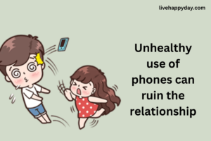 Unhealthy use of phone